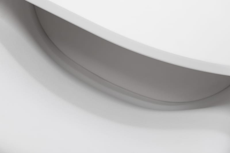 Spisebord Lowisa Forlengningsbart 150 cm Ovalt - Hvit - Spisegruppe