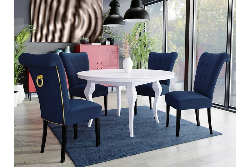Spisegruppe - Blå - Møbler - Bord - Spisegruppe
