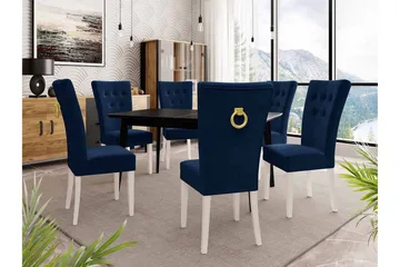 Spisegruppe - Blå - Møbler - Bord - Spisegruppe