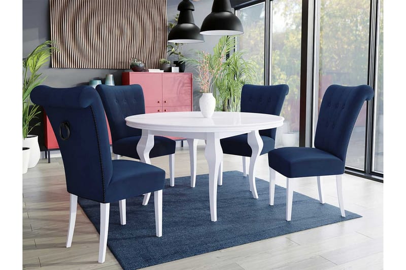 Spisegruppe - Blå - Møbler - Bord - Spisegruppe