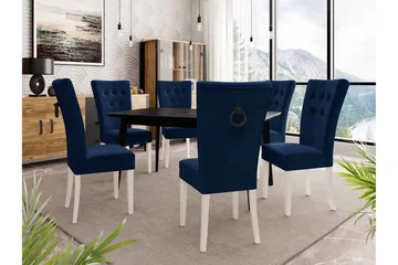 Spisegruppe - Blå - Møbler - Bord - Spisegruppe