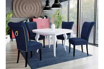 Spisegruppe - Blå - Møbler - Bord - Spisegruppe