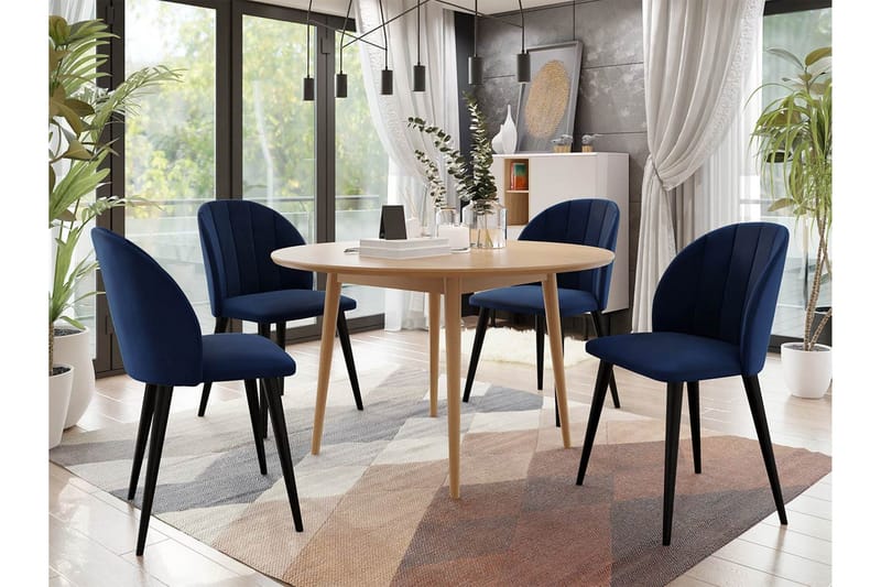 Spisegruppe - Blå - Møbler - Bord - Spisegruppe