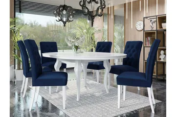 Spisegruppe - Blå - Møbler - Bord - Spisegruppe