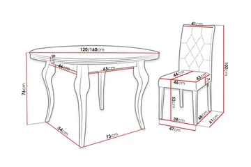 Spisegruppe - Grå - Møbler - Bord - Spisegruppe
