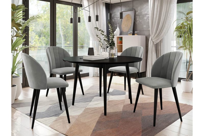 Spisegruppe - Grå - Møbler - Bord - Spisegruppe