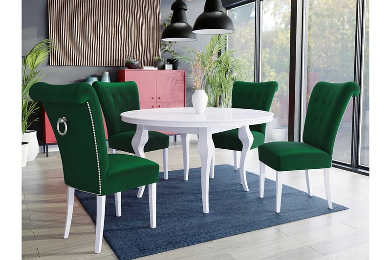 Spisegruppe - Grønn - Møbler - Bord - Spisegruppe