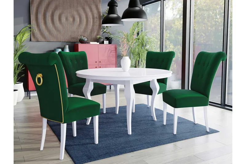 Spisegruppe - Grønn - Møbler - Bord - Spisegruppe