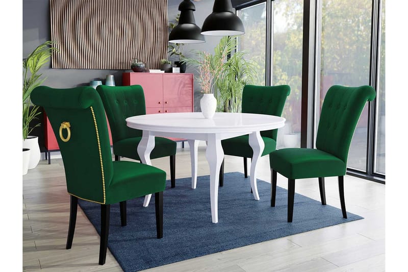 Spisegruppe - Grønn - Møbler - Bord - Spisegruppe
