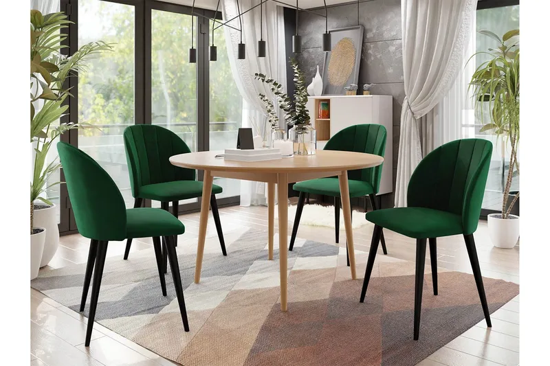 Spisegruppe - Grønn - Møbler - Bord - Spisegruppe