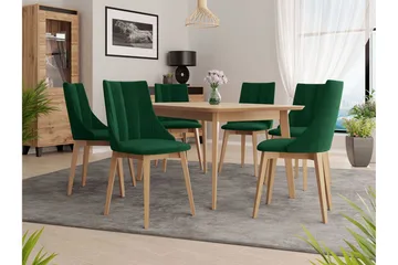 Spisegruppe - Grønn - Møbler - Bord - Spisegruppe