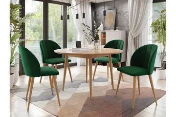 Spisegruppe - Grønn - Møbler - Bord - Spisegruppe