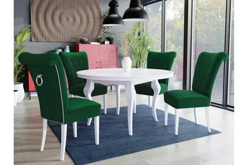 Spisegruppe - Grønn - Møbler - Bord - Spisegruppe