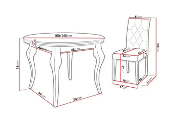 Spisegruppe - Grønn - Møbler - Bord - Spisegruppe
