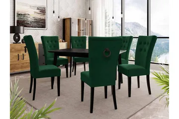 Spisegruppe - Grønn|Natur - Møbler - Bord - Spisegruppe