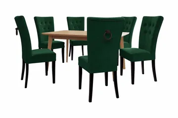 Spisegruppe - Grønn|Natur - Møbler - Bord - Spisegruppe