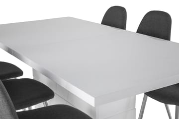 Spisegruppe Griffith Forlengningsbar 180 cm med 6 Naira Stol - Møbler - Bord - Spisegruppe