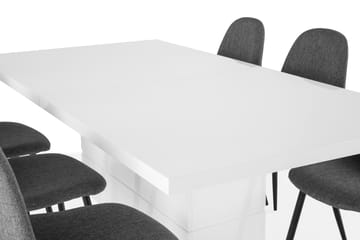 Spisegruppe Griffith Forlengningsbar 180 cm med 6 Naira Stol - M�øbler - Bord - Spisegruppe