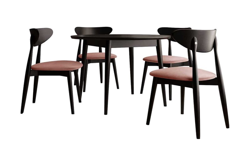 Spisegruppe Idelle Rosa - Møbler - Bord - Spisegruppe