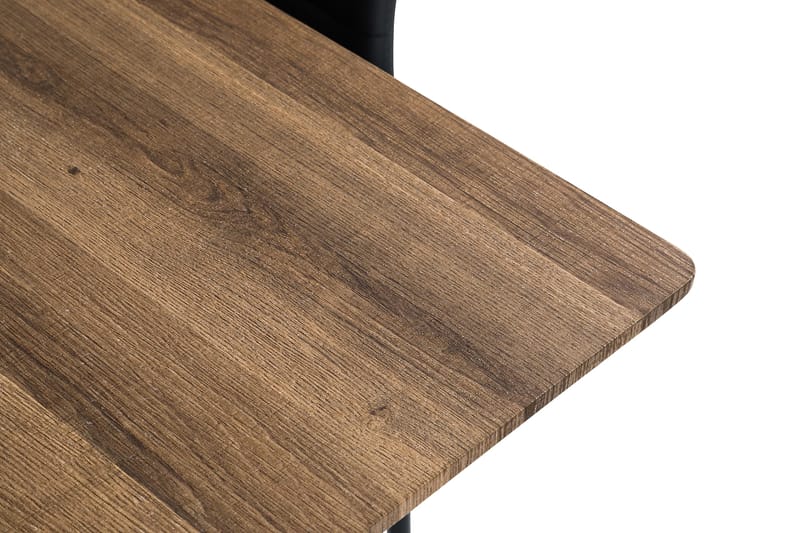 Spisegruppe Jaunita 160 cm med 4 Fred Stol - Brun|Svart - Møbler - Bord - Spisegruppe