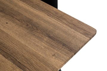 Spisegruppe Jaunita 160 cm med 4 Naira Stol - Brun|Svart - Møbler - Bord - Spisegruppe