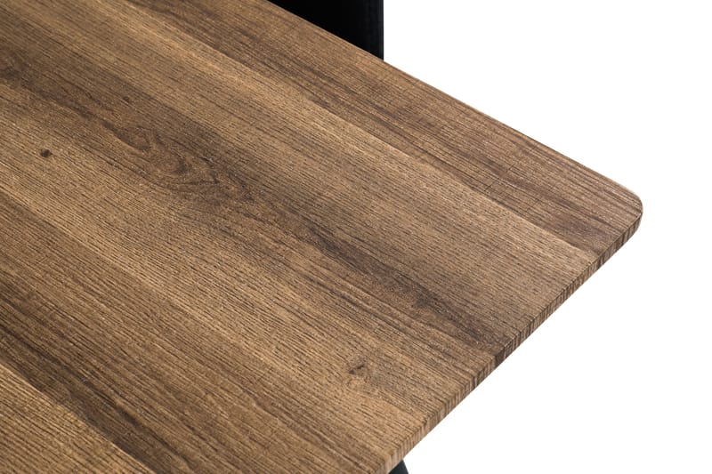 Spisegruppe Jaunita 160 cm med 4 Naira Stol - Brun|Svart - Møbler - Bord - Spisegruppe
