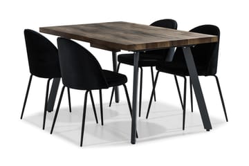 Spisegruppe Jaunita Forlengningsbar 140 cm med 4 Gerardo Sto