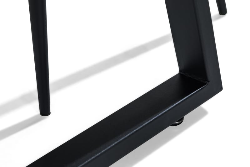 Spisegruppe Jaunita Forlengningsbar 140 cm med 4 Naira Stol - Brun|Svart - Møbler - Bord - Spisegruppe