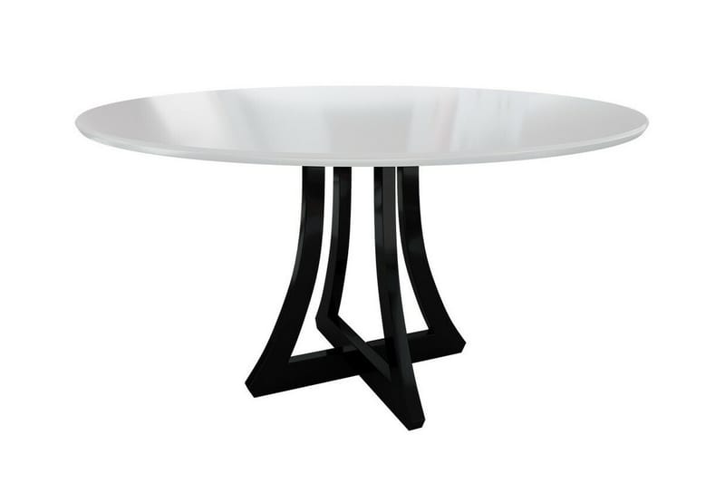 Spisegruppe Kendale - Hvit/Svart/Grå - Møbler - Bord - Spisegruppe
