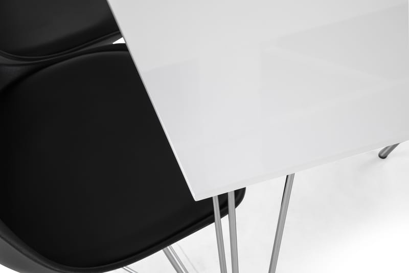 Spisegruppe Kranstull 120 cm med 4 Shell Stol - Møbler - Bord - Spisegruppe