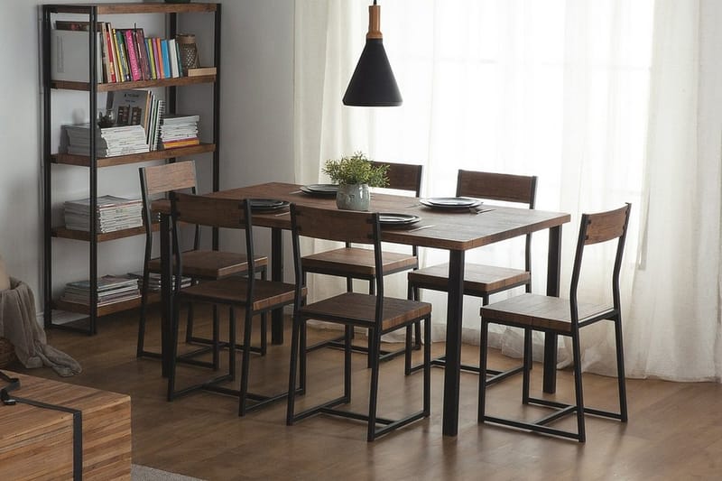 Spisegruppe Laredo 90 cm - Svart - Møbler - Bord - Spisegruppe