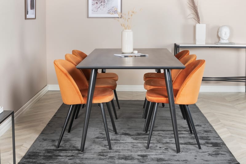 Spisegruppe Larrinzar 180 cm + 6 stk Pombriego Spisestoler - Møbler - Bord - Spisegruppe