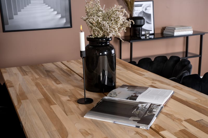 Spisegruppe Laura med 6 Limhamn Spisestoler Svart - Furniture Fashion - Møbler - Bord - Spisegruppe