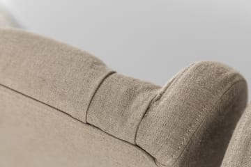 Spisegruppe Lowisa Forlengningsbar med 4 Isolde Stol - Hvit|Beige - Møbler - Bord - Spisegruppe