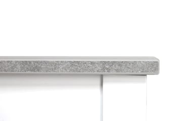 Spisegruppe Montague 140 cm Betong/Hvit/Grå/Svart - 4 Naira Stoler - Møbler - Bord - Spisegruppe