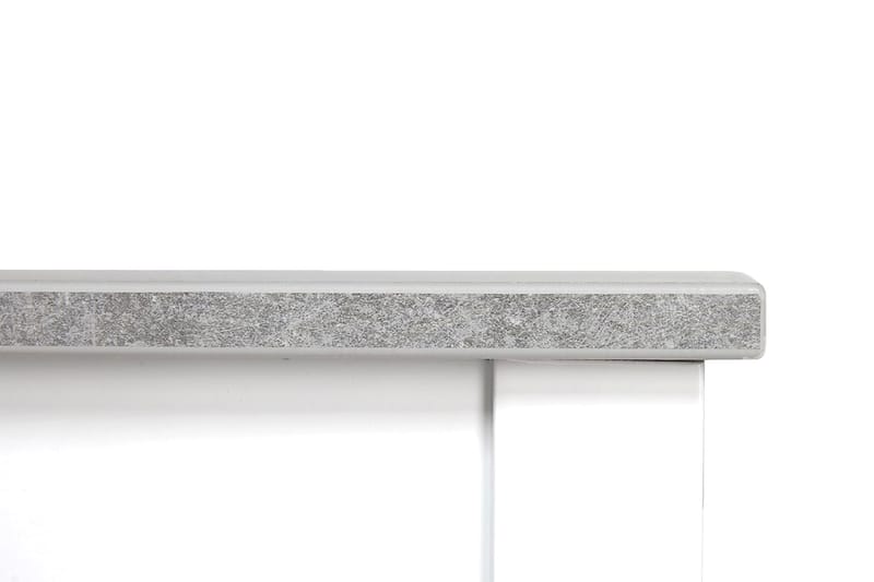 Spisegruppe Montague 140 cm Betong/Hvit/Grå/Svart - 4 Naira Stoler - Møbler - Bord - Spisegruppe