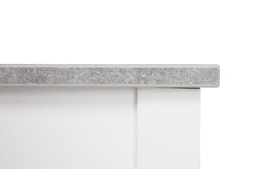Spisegruppe Montague 140 cm Betong/Hvit/Svart - 4 Leo Stoler - Møbler - Bord - Spisegruppe