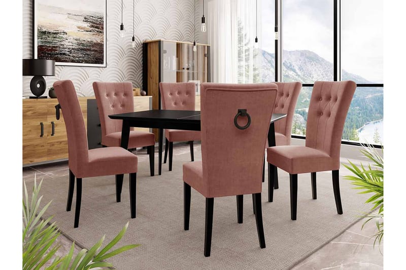 Spisegruppe - Rosa - Møbler - Bord - Spisegruppe