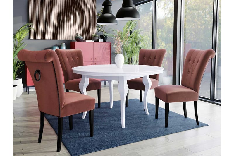 Spisegruppe - Rosa - Møbler - Bord - Spisegruppe