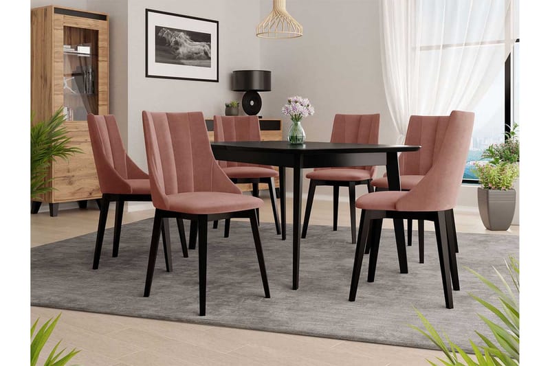 Spisegruppe - Rosa - Møbler - Bord - Spisegruppe