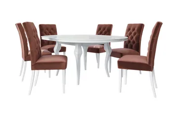 Spisegruppe - Rosa - Møbler - Bord - Spisegruppe