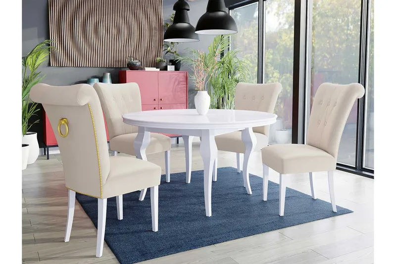 Spisegruppe - Rosa - Møbler - Bord - Spisegruppe