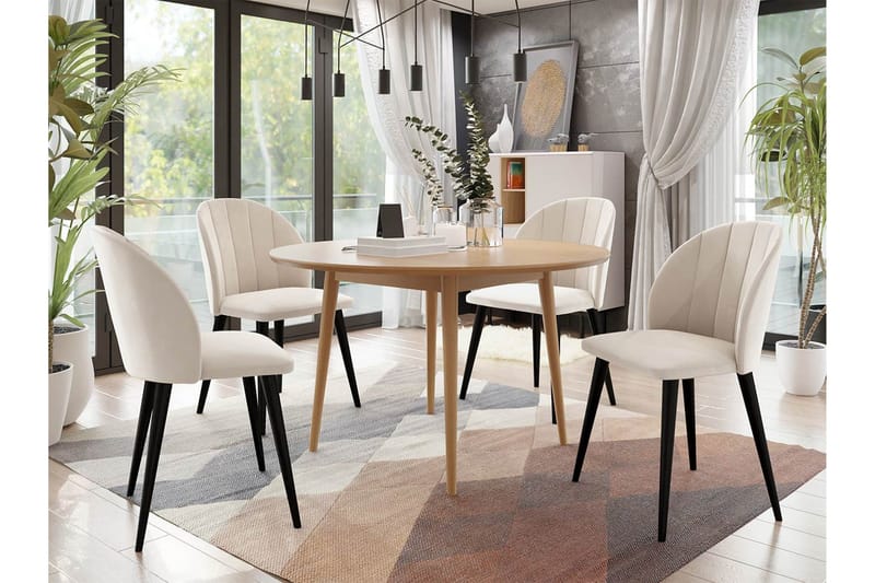 Spisegruppe - Rosa - Møbler - Bord - Spisegruppe