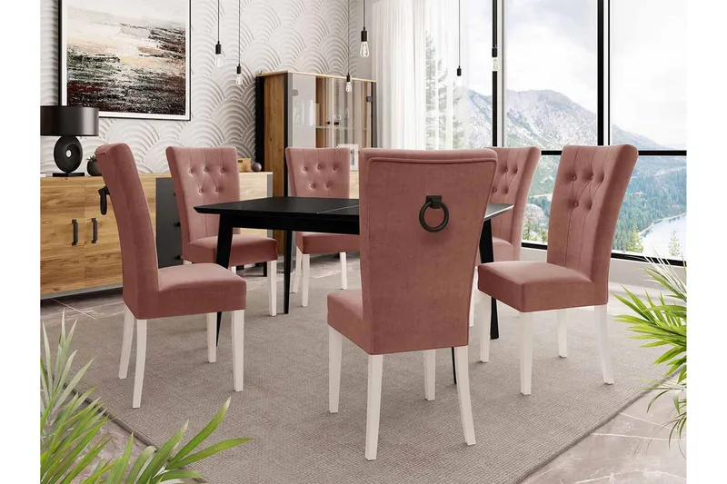 Spisegruppe - Rosa - Møbler - Bord - Spisegruppe