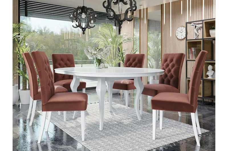 Spisegruppe - Rosa - Møbler - Bord - Spisegruppe