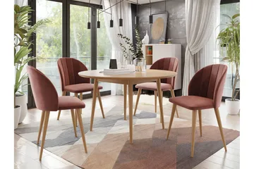 Spisegruppe - Rosa - Møbler - Bord - Spisegruppe