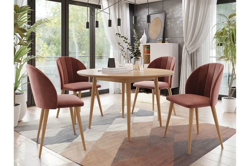 Spisegruppe - Rosa - Møbler - Bord - Spisegruppe