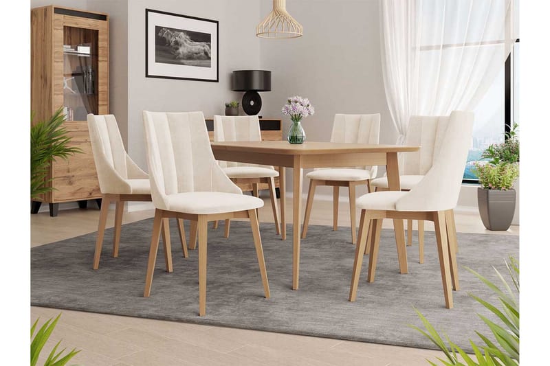 Spisegruppe - Rosa - Møbler - Bord - Spisegruppe