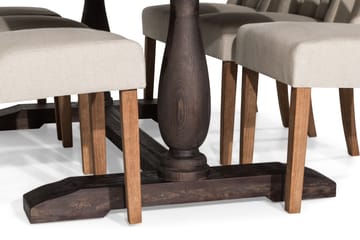 Spisegruppe Suzon 200 cm med 6 Isolde Stol - Vintage Alm|Beige - Møbler - Bord - Spisegruppe