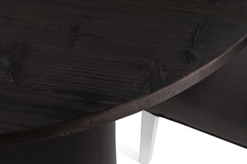 Spisegruppe Suzon Rund 150 cm Vintage Alm/Mørkgrå - Møbler - Bord - Spisegruppe